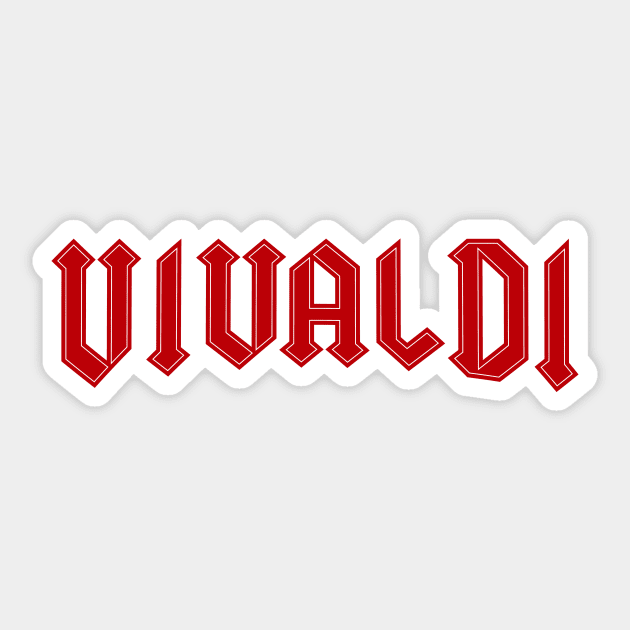 Rock Vivaldi Sticker by Woah_Jonny